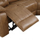 Ezekius FM6011BR Brown Motion Sectional