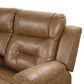 Ezekius FM6011BR Brown Motion Sectional