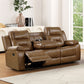 Ezekius Brown Motion 2 Pc Sofa Collection