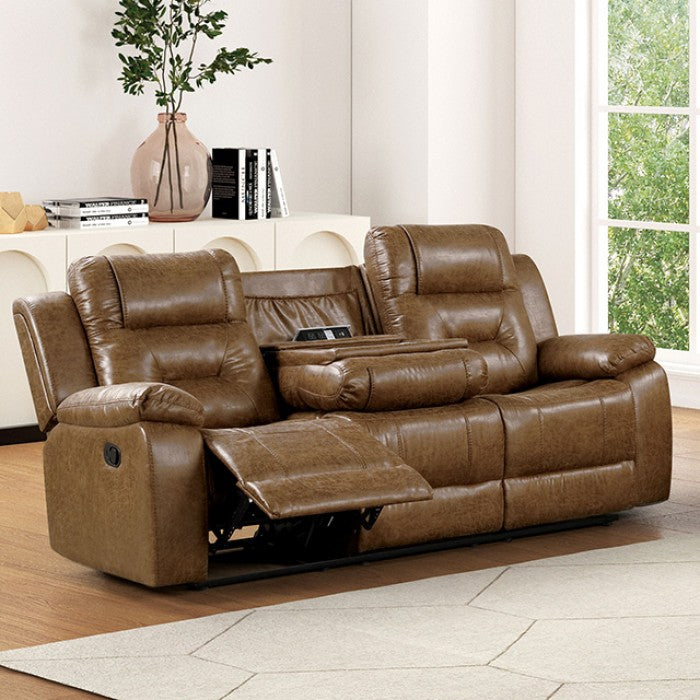 Ezekius Brown Motion 2 Pc Sofa Collection