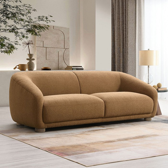 Kolvere Brown 2 Pc Boucle Sofa Collection