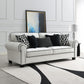 Viviani Black & White Chenille Sofa Set