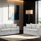 Crayford 2 Pc Sofa Set - Light Grey