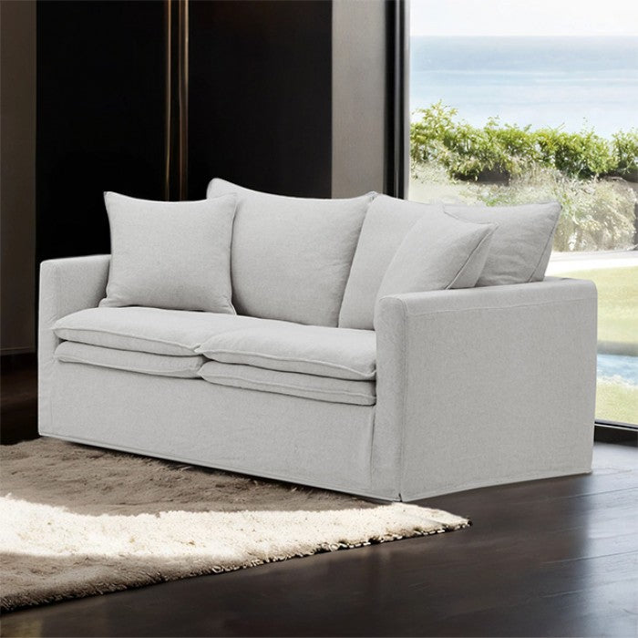 Crayford 2 Pc Sofa Set - Light Grey