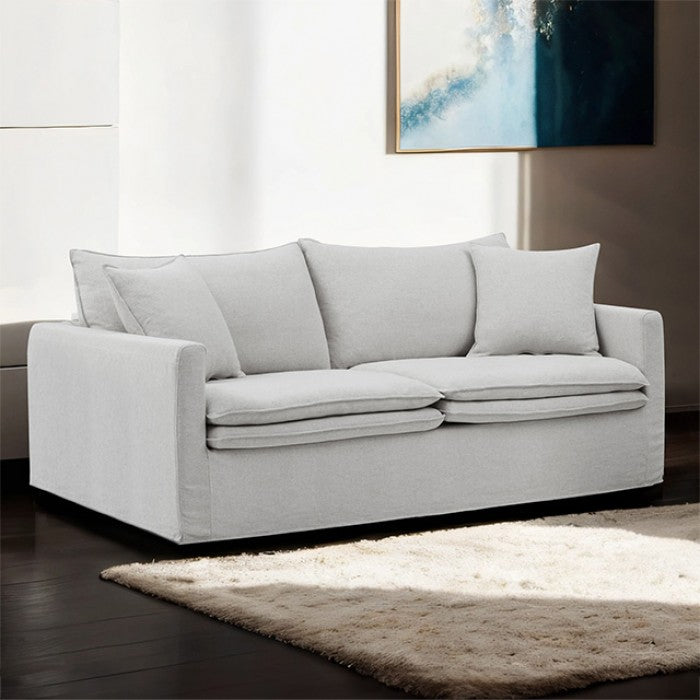 Crayford 2 Pc Sofa Set - Light Grey