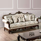 Veracruz 2 Pc Sofa Collection - Dark Cherry/Beige