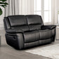 Glarus 2 Pc Sofa Set FM69003BK - Black