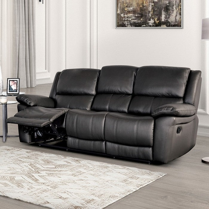 Glarus 2 Pc Sofa Set FM69003BK - Black