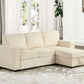 Yves FM6964BG Beige Corduroy Sectional