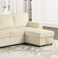 Yves FM6964BG Beige Corduroy Sectional