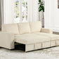 Yves FM6964BG Beige Corduroy Sectional