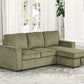 Yves FM6964GR Green Corduroy Sectional