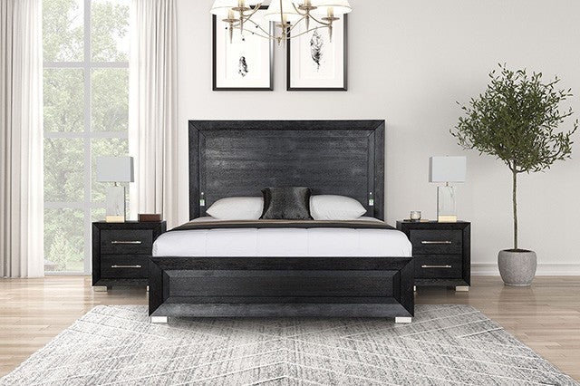 Ashborne 4 Pc Bedroom Collection LED Headboard