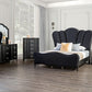 Melodi Park Glam 4 Pc Bedroom Collection FM7416BK