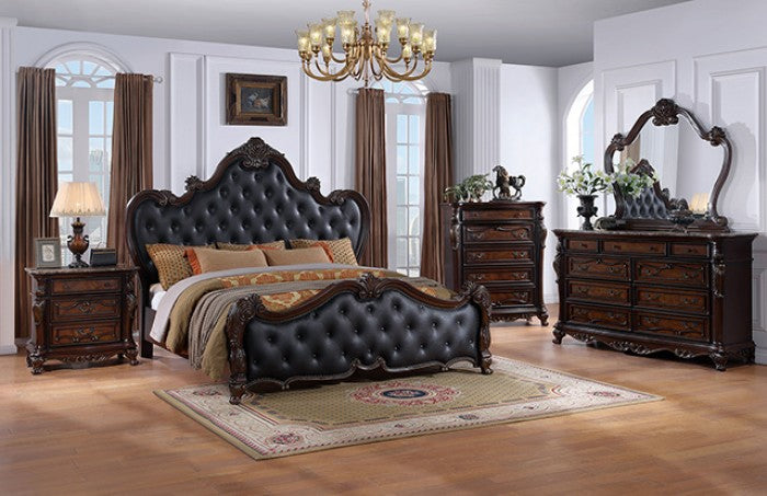 Ventresca 4 Pc Dark Cherry Bedroom Collection