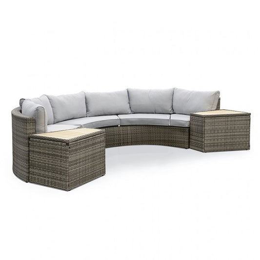 Barbuda 6 Pc Outdoor Sectional w/End Tables