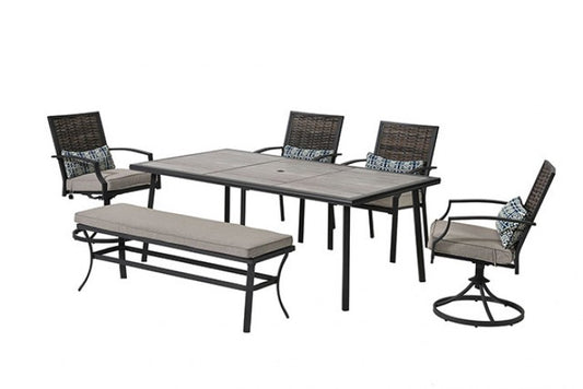 Sintra 6 Pc Patio Dining Collection by FOA