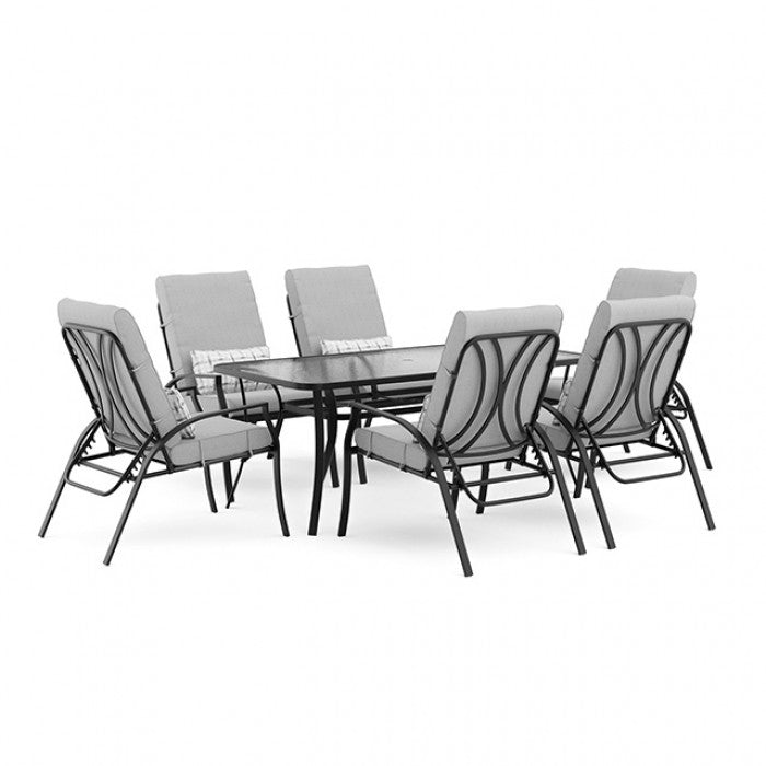 Juego de comedor exterior Palma de 7 piezas GM-2022