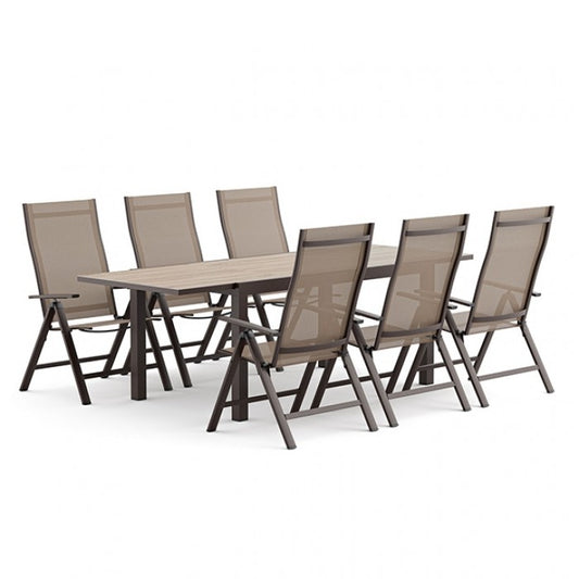 Monza 7 Pc Outdoor Dining Collection GM-2027