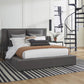 Heavenly Queen Bed - Flax Charcoal