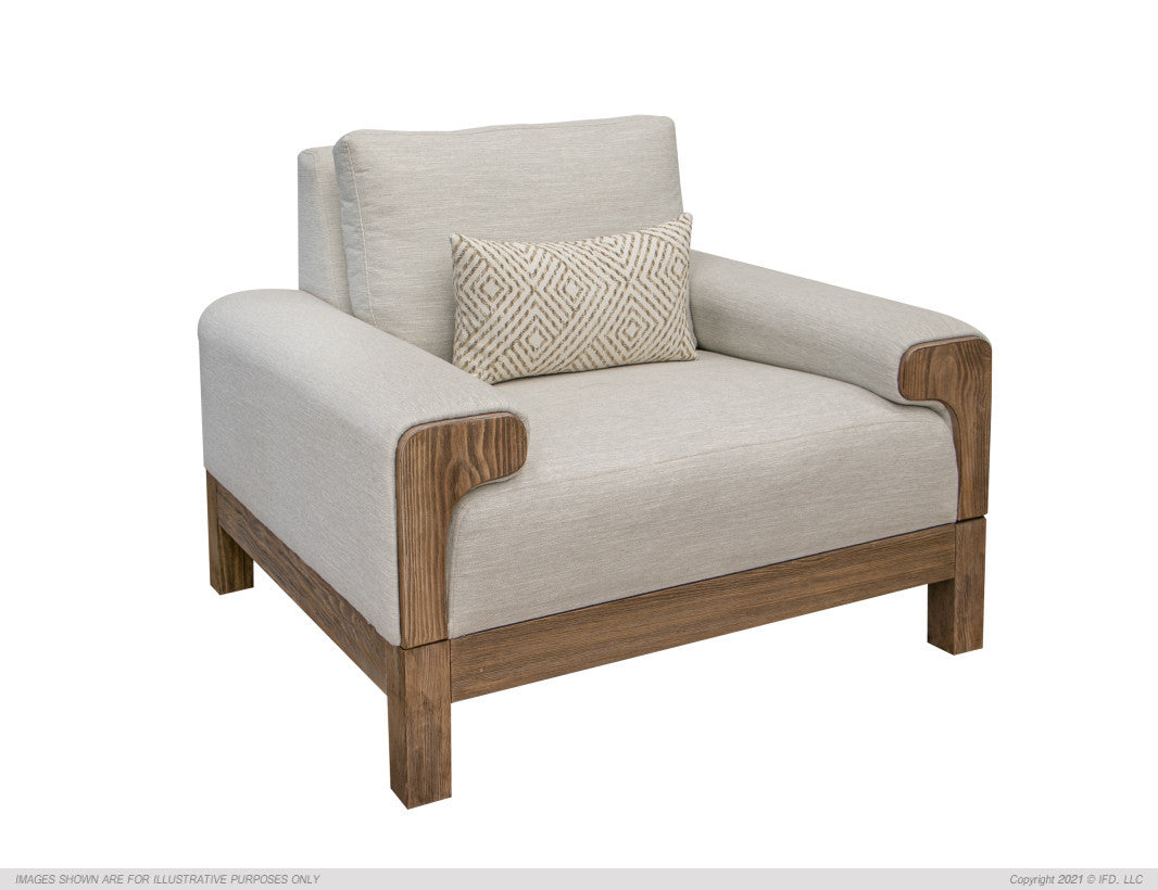 Sedona 3 Pc Upholstery Collection - Exposed Wood