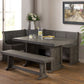 Industrial Charms Grey Breakfast Nook by Vilo