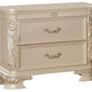 Cosmos Furniture Victoria Pearl Finish Bedroom Set