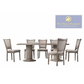 Jessica Vintage Grey 7 Pc Dining Collection