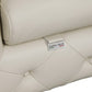 Global United 970 Italian Leather 2 Pc Set - Beige