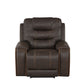 Kian 152 Brown Power Recliner 152-80-10P2