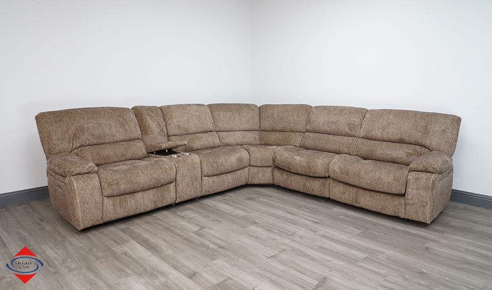 Kian 254-52 Sec Power Sectional w/Sleeper