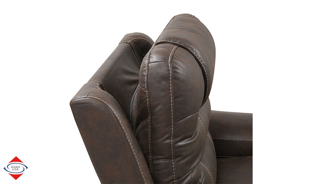 Kian 152 Brown Power Recliner 152-80-10P2