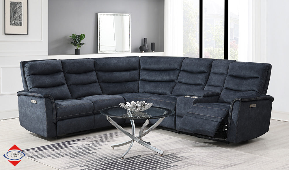 Kian 183-53 Blue Motion Sectional