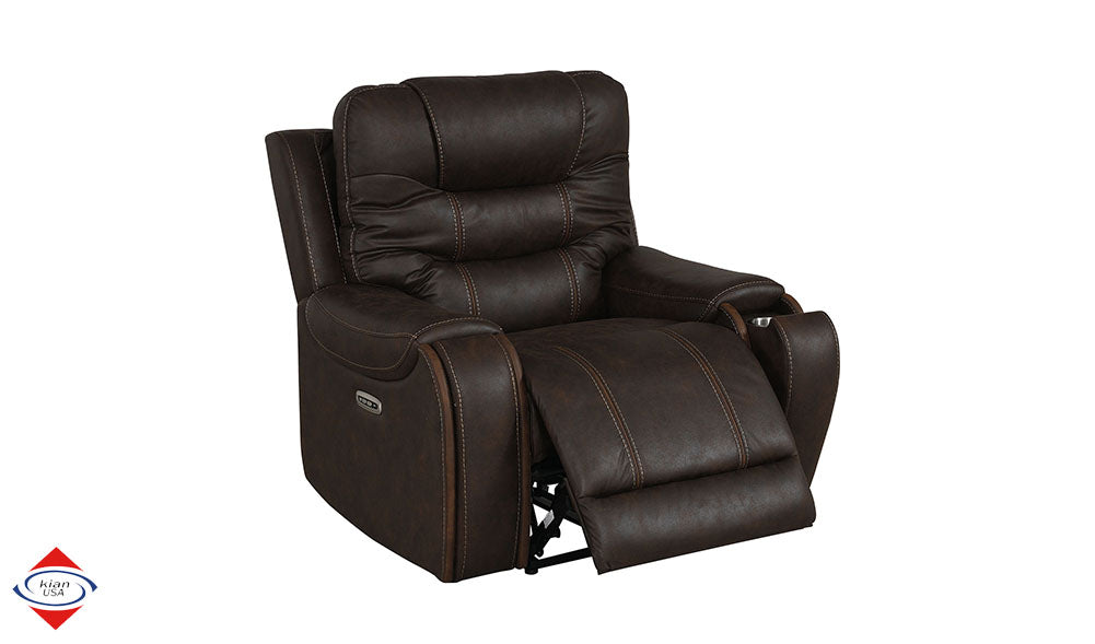 Kian 152 Brown Power Recliner 152-80-10P2