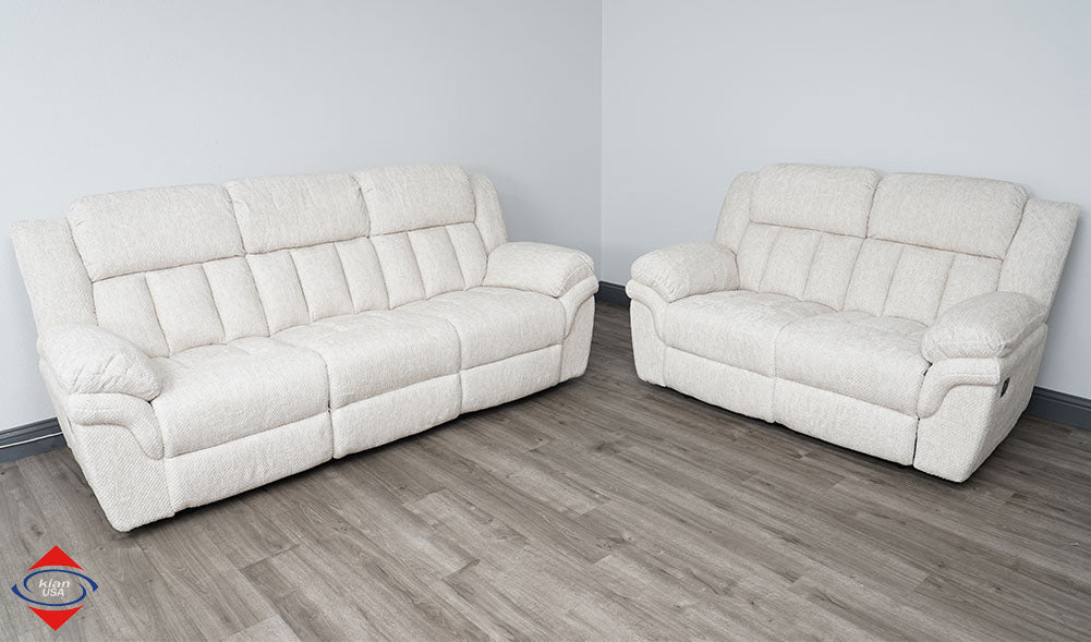 Sofá y loveseat blanco Kian 244