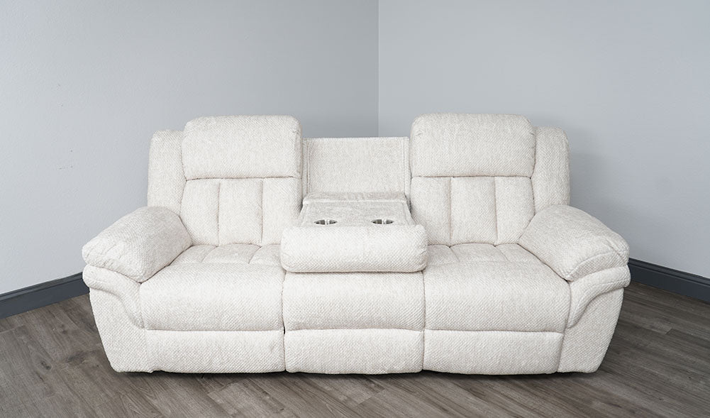 Kian 244 White Sofa & Loveseat