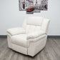 Sillón reclinable deslizante blanco Kian 244-00-10G