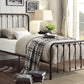 Cama de metal Larkspur - Bronce antiguo macizo