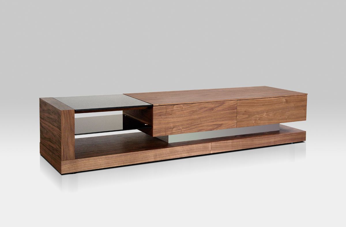 Modrest Mali Modern Walnut TV Stand