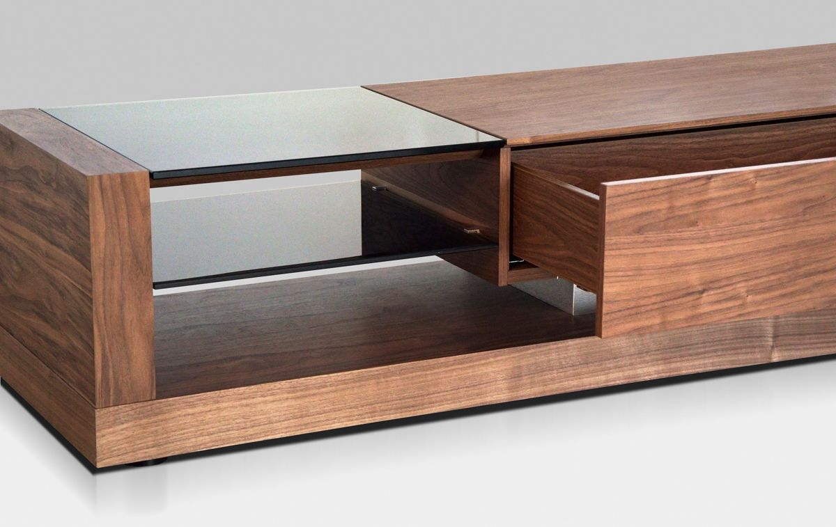 Modrest Mali Modern Walnut TV Stand