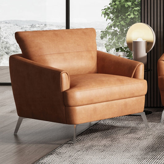 Safi Capuccino Leather Chair LV00218