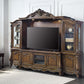 Latisha LV01355 Antique Oak Entertainment Center