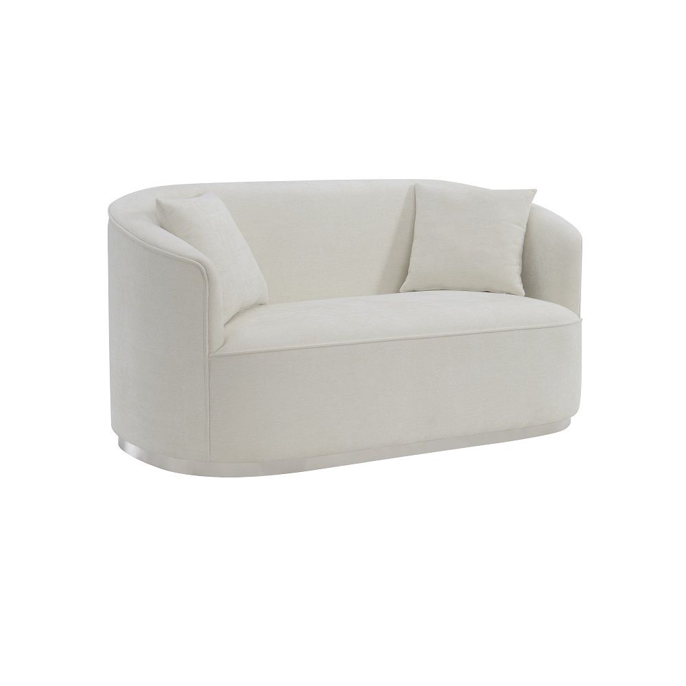 Odette Beige Chenille Sofa Collection Acme