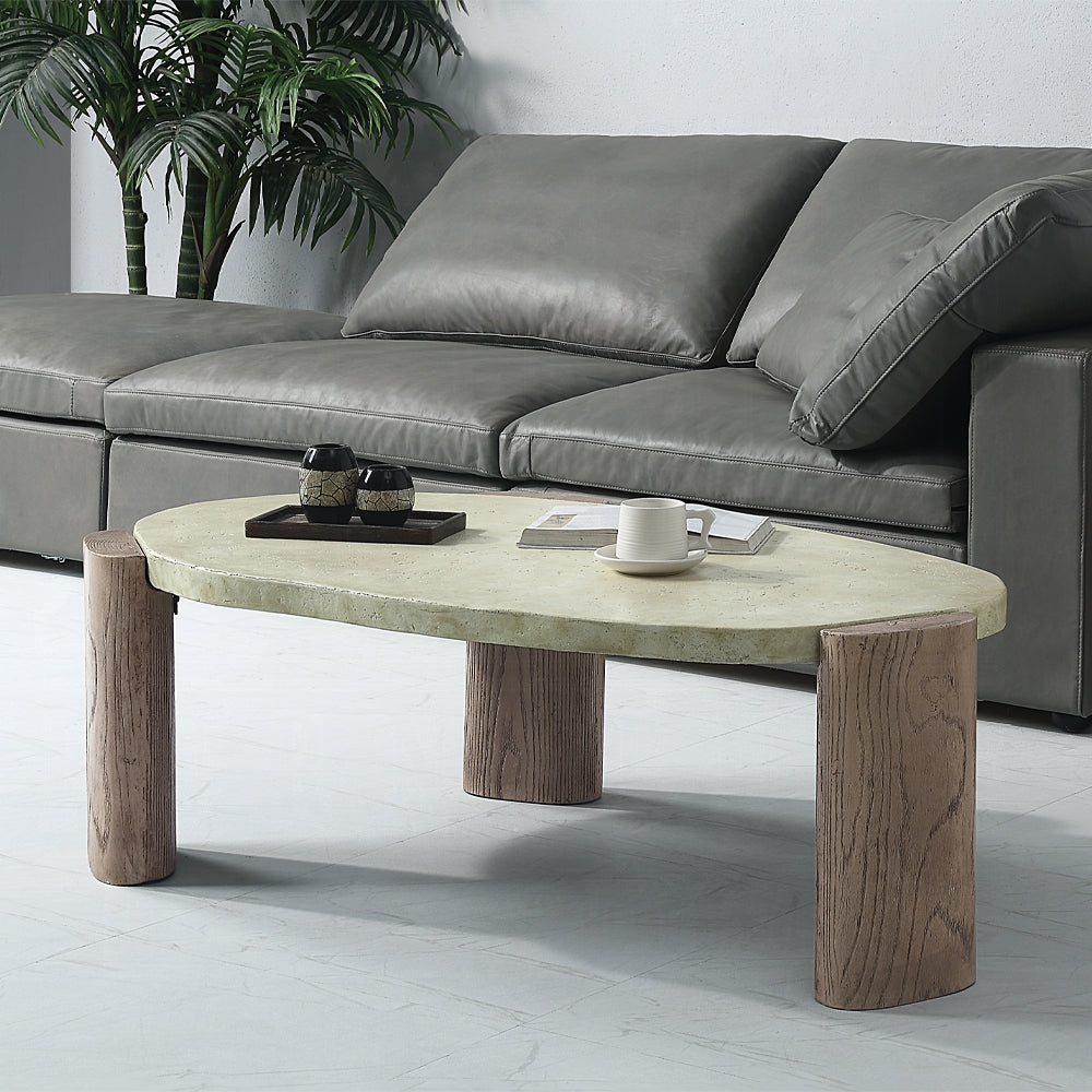 Jacinda Cement Coffee Table LV01929