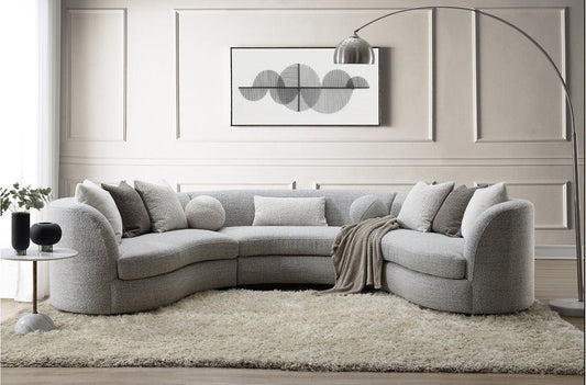 Ivria LV02541 Sectional Sofa Boucle