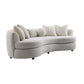 Iniko Beige Boucle Sofa by Acme Furniture