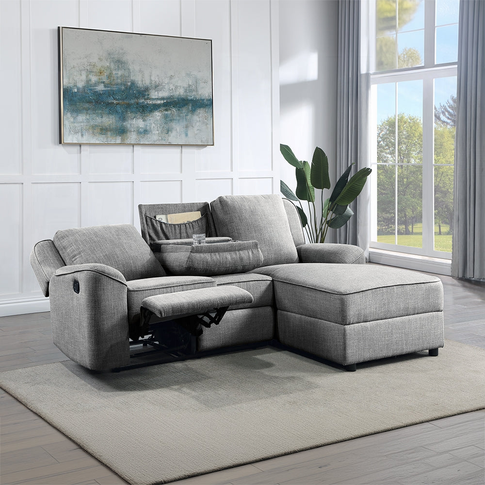 Destiny Sectional w/Drop Down Table LV02567