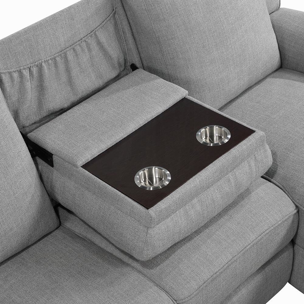 Destiny Sectional w/Drop Down Table LV02567