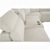 Dayana Beige Boucle Power Sectional LV02680