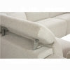 Dayana Beige Boucle Power Sectional LV02680